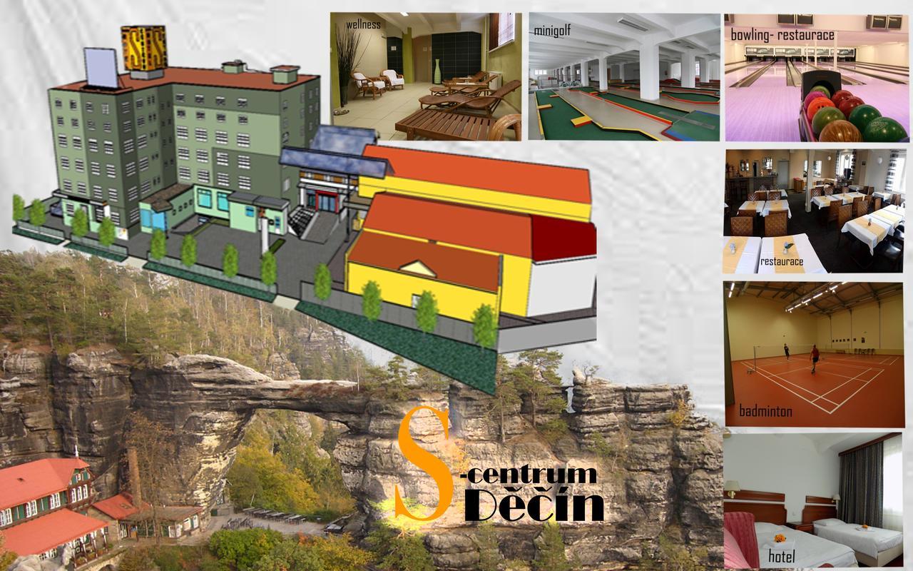 Hotel S-Centrum Decin Zewnętrze zdjęcie